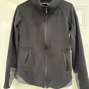 North Face-Women's Black/Gray Fleece Jacket